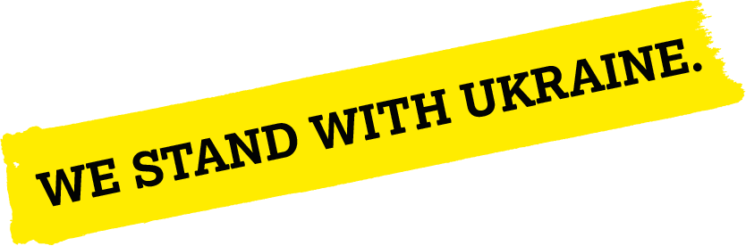 We stand with Ukraine.