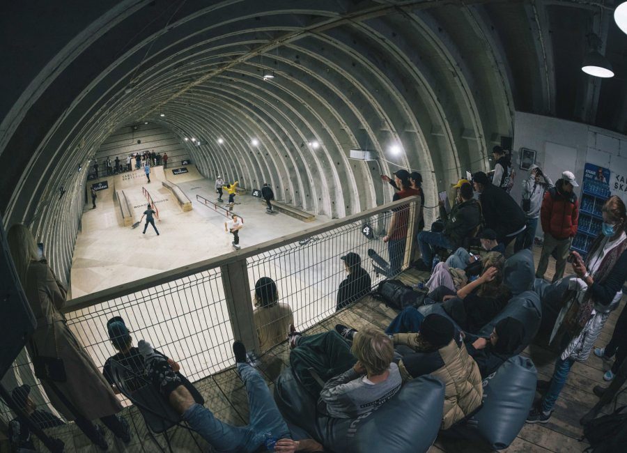 Skaters at Boardsports Skatepark